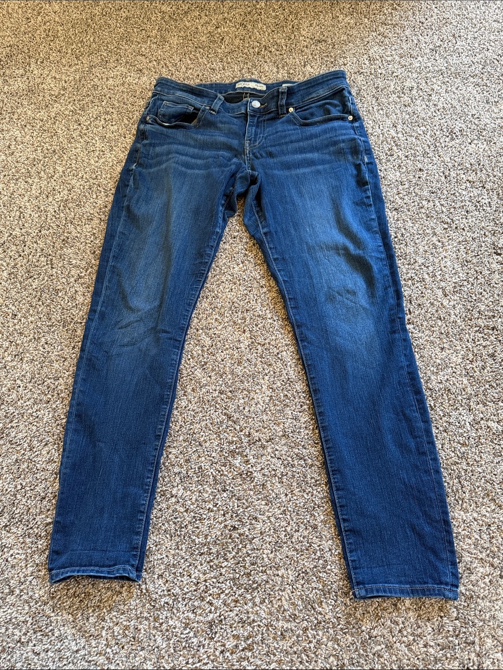 BKE Payton Women's Dark Blue Skinny Jeans 32R x 31 1/2